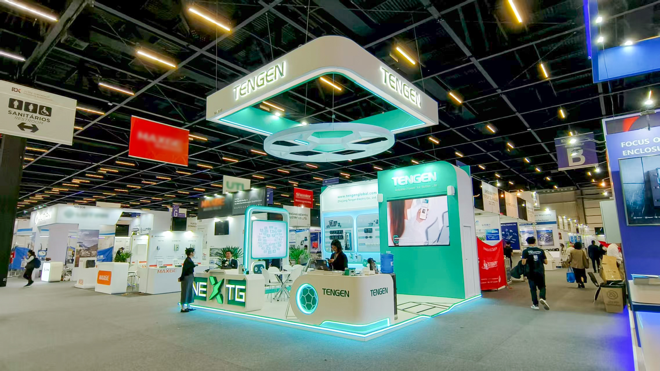 闪耀拉美丨im电竞亮相FIEE巴西国际电力展